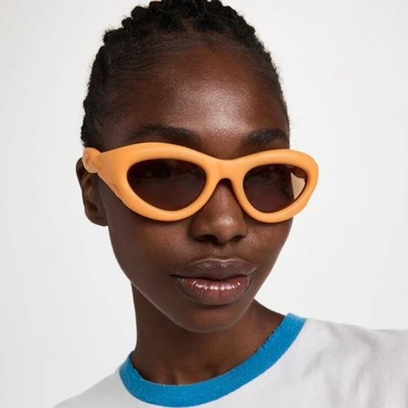 NEW BV1162S 004 BOTTEGA VENETA ORANGE UNISEX  SUNGLASSES - Picture 6 of 13